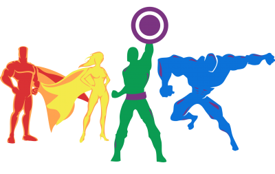 Colorful Costumed Fantastic Superhero Transparent Hd PNG Images