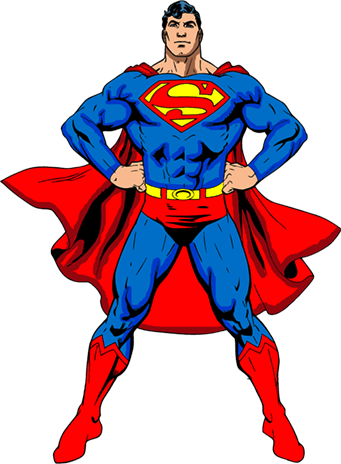 Strong Superman Clipart Transparent Free Download PNG Images