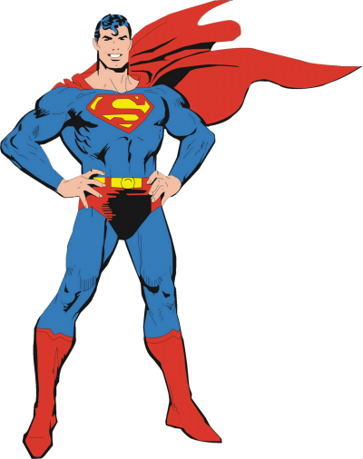 Posing Superman Background Transparent Png PNG Images