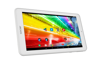 Archos White Platinum Tablet Transparent Background PNG Images