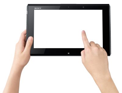 Manual Finger Touch Tablet Png Transparent PNG Images