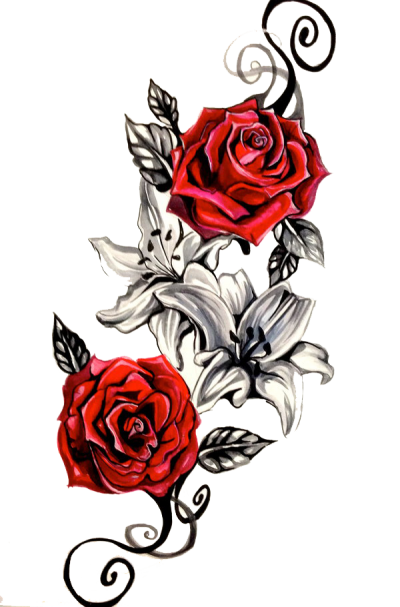 Rose Tattoo Png Transparent Image PNG Images