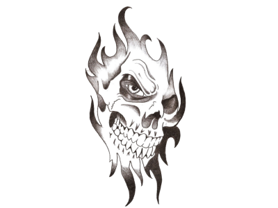 Skull Tattoo Png Transparent Image PNG Images