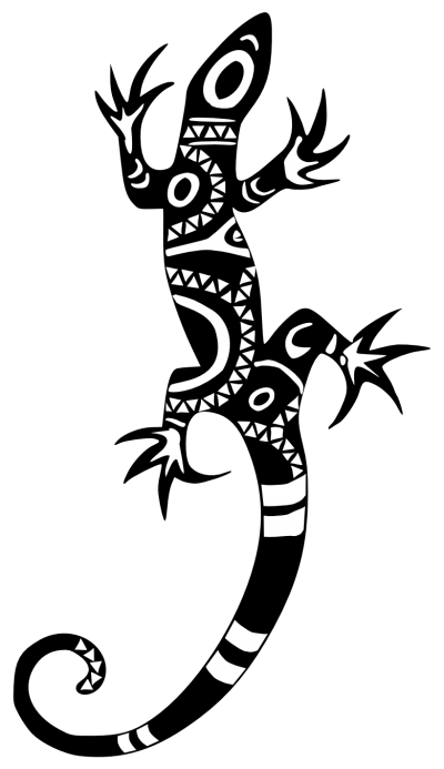 Black Lizard Tattoo Hd Download PNG Images