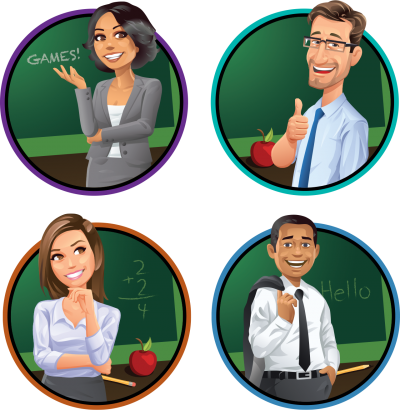 Foursome Teacher Transparent Background Hd Free Download, Female, Male, Behavior, Instructive, School PNG Images