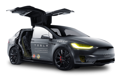 Tesla png picture black model x motors modern car image