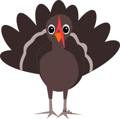 Printable Turkey Card And Scrapbooking Pictures PNG Images