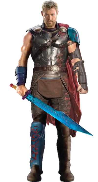 Blue Hair Thor Transparent Image PNG Images