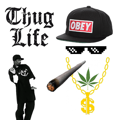 Thug Life Meme Transparent Image PNG Images