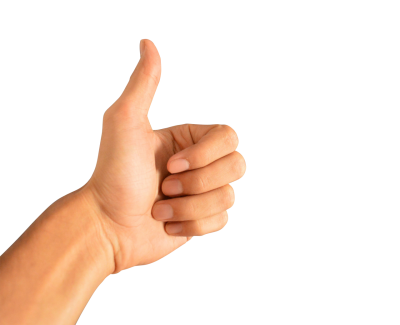 Real Human Thumbs Up Sign Transparent Png PNG Images