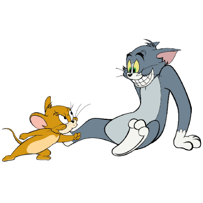 Cartoon Gold Tom And Jerry Clipart Png PNG Images