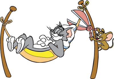Tom And Jerry Pictures, Ithe Cat Is Sleeping Mages PNG Images