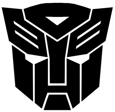 Transformers black logo images group (48+) png