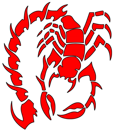 Scorpion Tattoos Simple PNG Transparent Background 400x400px - Filesize ...