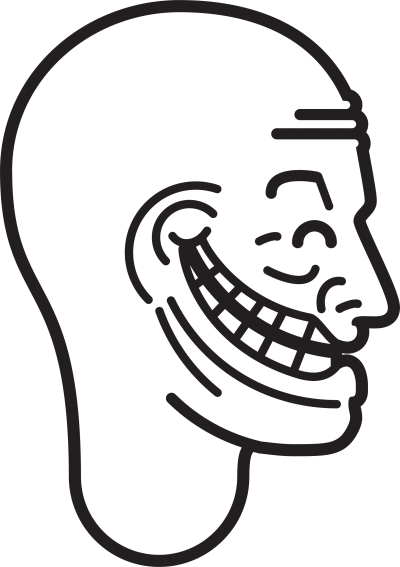 Grinning Troll Face Png Transparent PNG Images