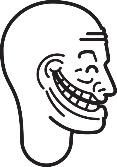 Troll Face F Mouth - Troll Face Transparent PNG - 733x590 - Free Download  on NicePNG