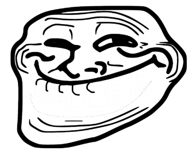 Troll Face F Mouth - Troll Face Transparent PNG - 733x590 - Free Download  on NicePNG