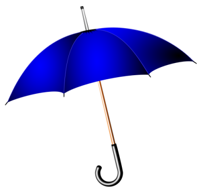 Umbrella Blue Cut Out PNG Images