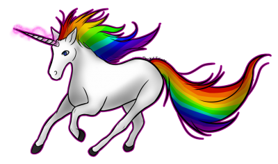 Rainbow Running Unicorn Free Download Picture PNG Images