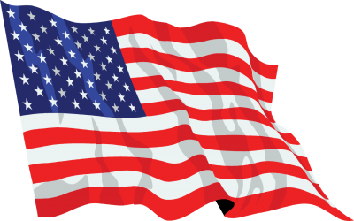 Transparent Background United States Flag PNG Images