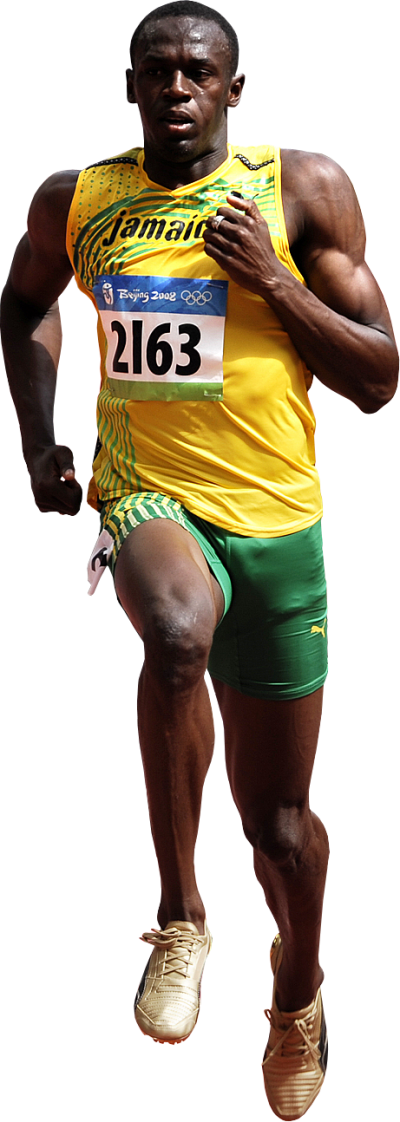 Usain Bolt Atletic Png PNG Images