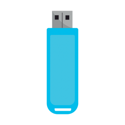 Blue Usb Flash Transparent PNG Images