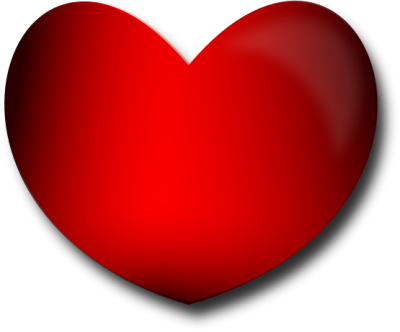 Glossy Heart Valentine Photo PNG Images