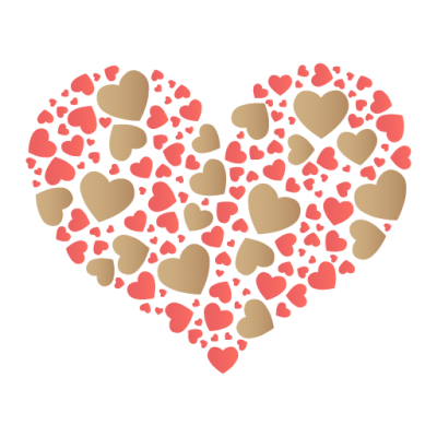 Hearts Valentine icon PNG Images