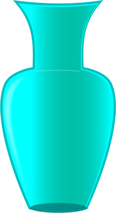 Blue Vase Vector Clipart PNG Images