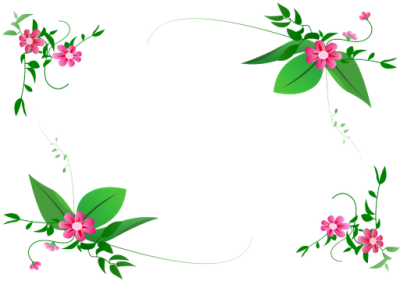 Flower Border Vector Png PNG Images