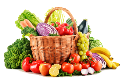 Vegetables Basket Png PNG Images