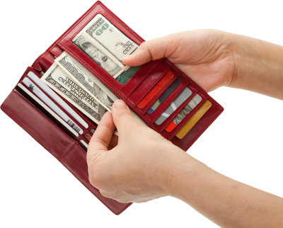 Clared Red Wallet Image PNG Images