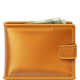 Brown Full Of Money Wallet Transparent PNG Images