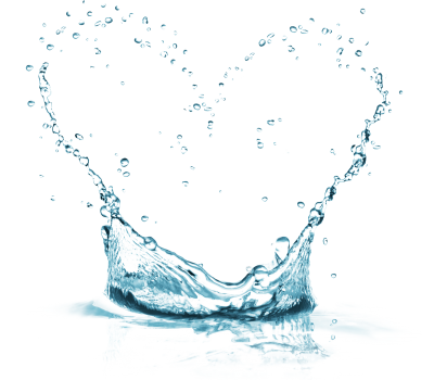 HD Water Heart Splah PNG PNG Images