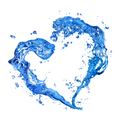 Water Heart Free Download PNG Images