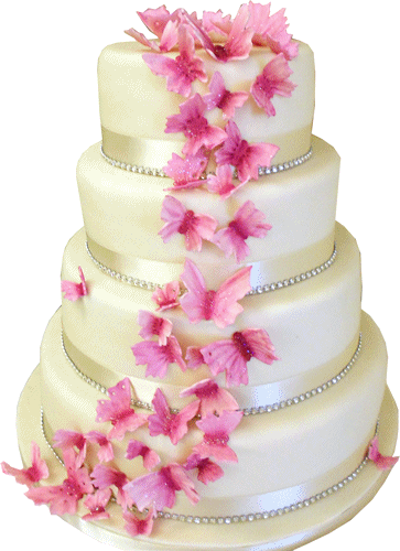 Pink Wedding Cake Png Image PNG Images