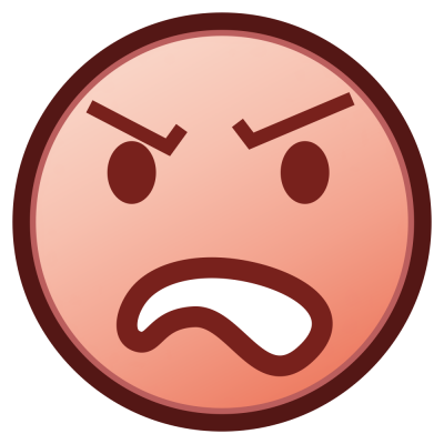 Pink Emoji Whatsapp Angry Clipart Photo PNG Images