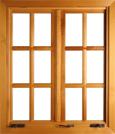 Orange Wooden Window Transparent Background PNG Images