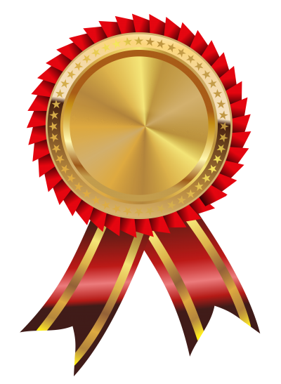 Winner ribbon transparent image gold and red medal clipart gallery png