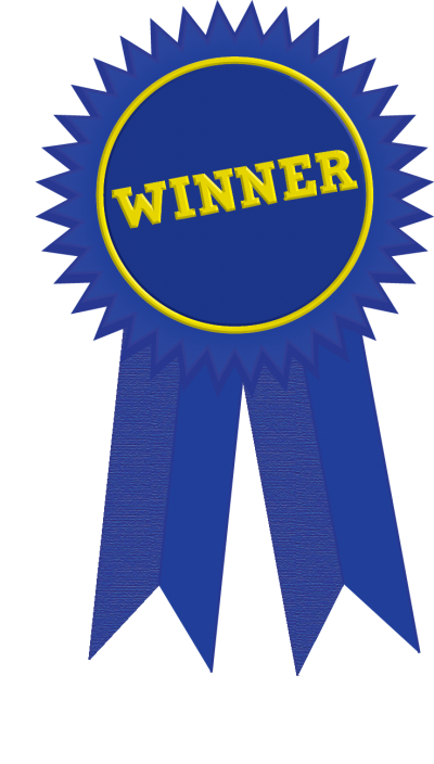 Blue Winner Png PNG Images