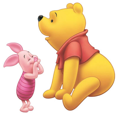 Piglet Together Clipart PNG Images