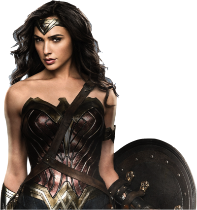 Gal Gadot As Wonder Woman With Shield Png PNG Images