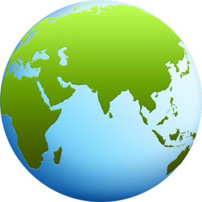 Blue Green World Globe illustration Graphic Png Clipart PNG Images