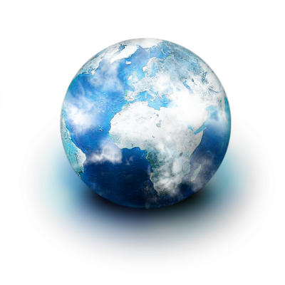 Blue World Planet Transparent Background PNG Images
