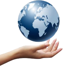 World On Hands Transparent Background PNG Images