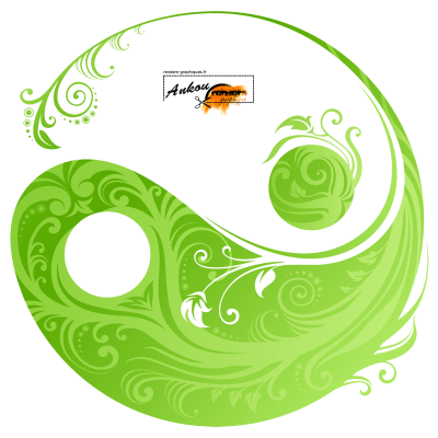 Green Yin Yang Logo Vert Nature Png Images PNG Images