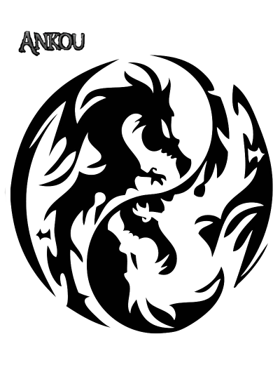 Render Dragon Yin Yang Tatouage Images PNG Images